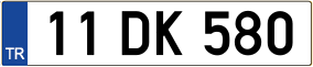 Truck License Plate